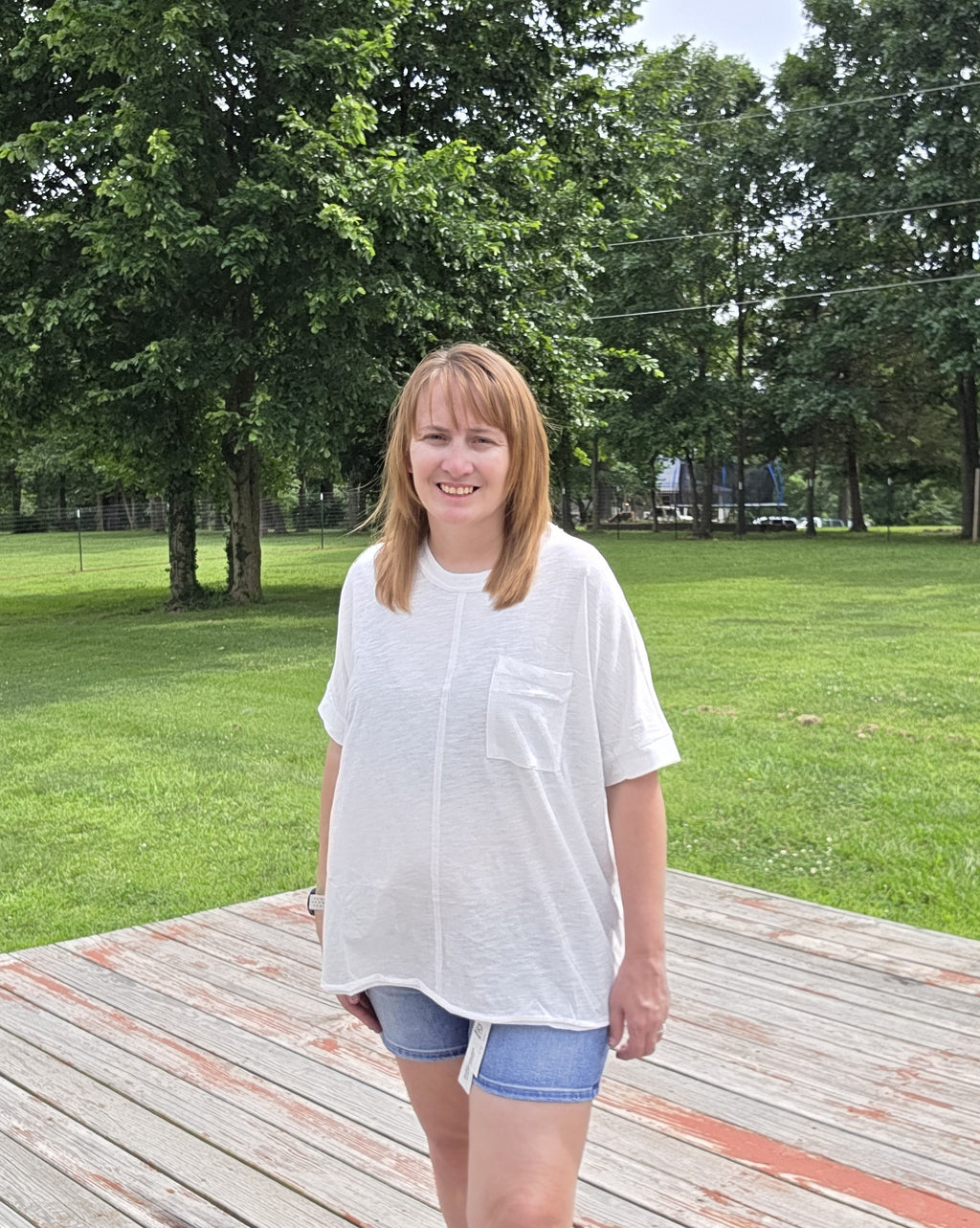 Oversize White T-Shirt