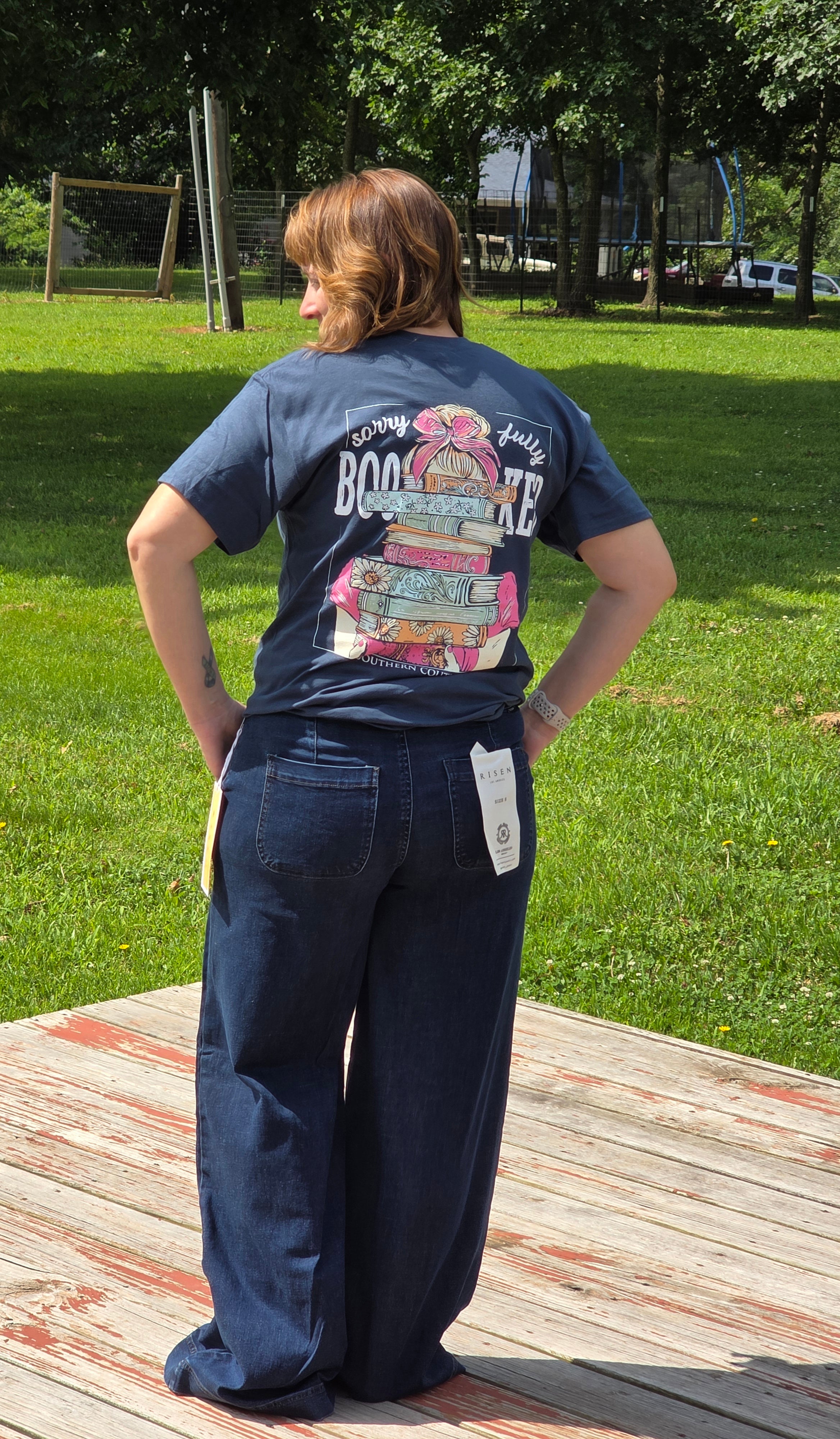 Slouchy Wide Leg Pants With String