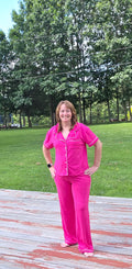 Pink SS/ Pants Loungewear Set