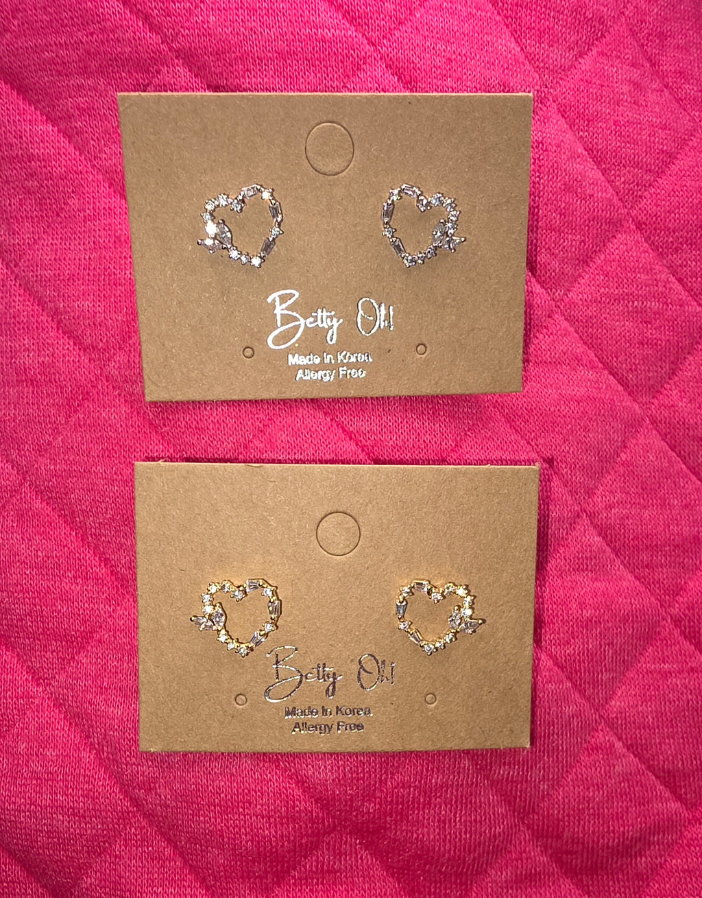 Heart Stud Earrings