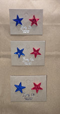 Patriotic Star Earrings