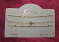 Gold Cross Bracelet