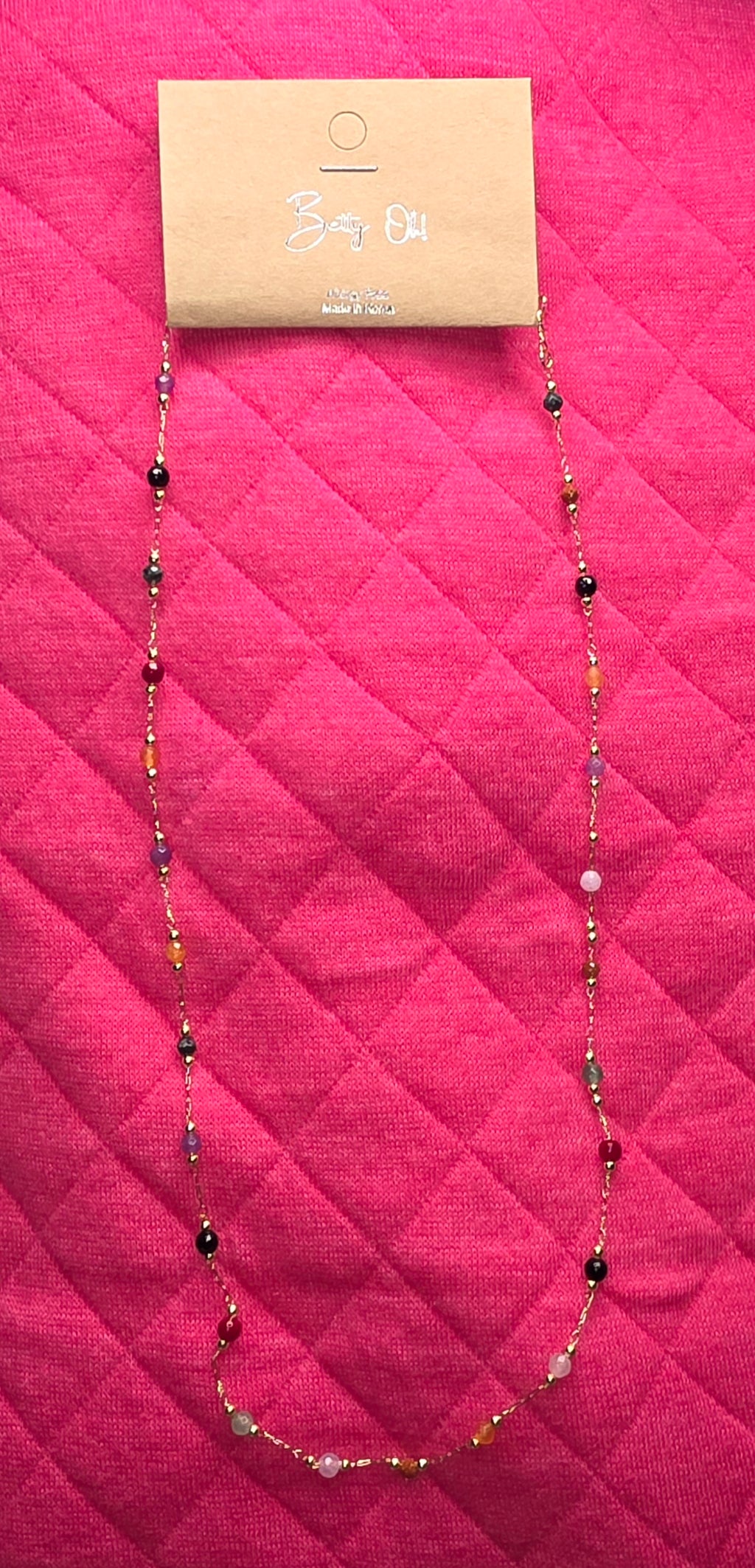 Multicolor Stone Necklaces