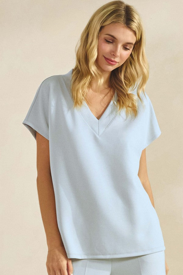 Short Sleeve V-Neck Shirt
