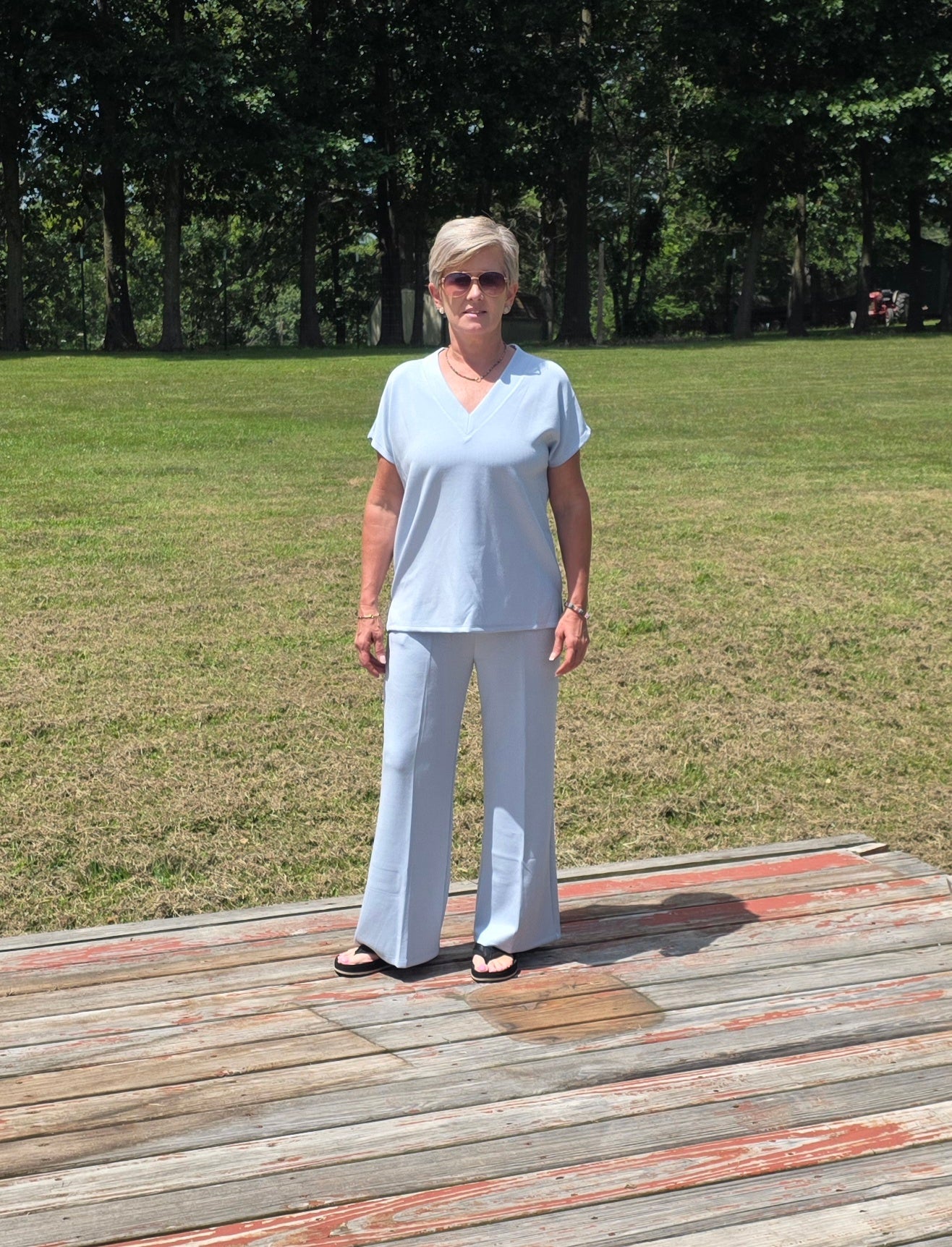 Wide-Leg Crop Pants