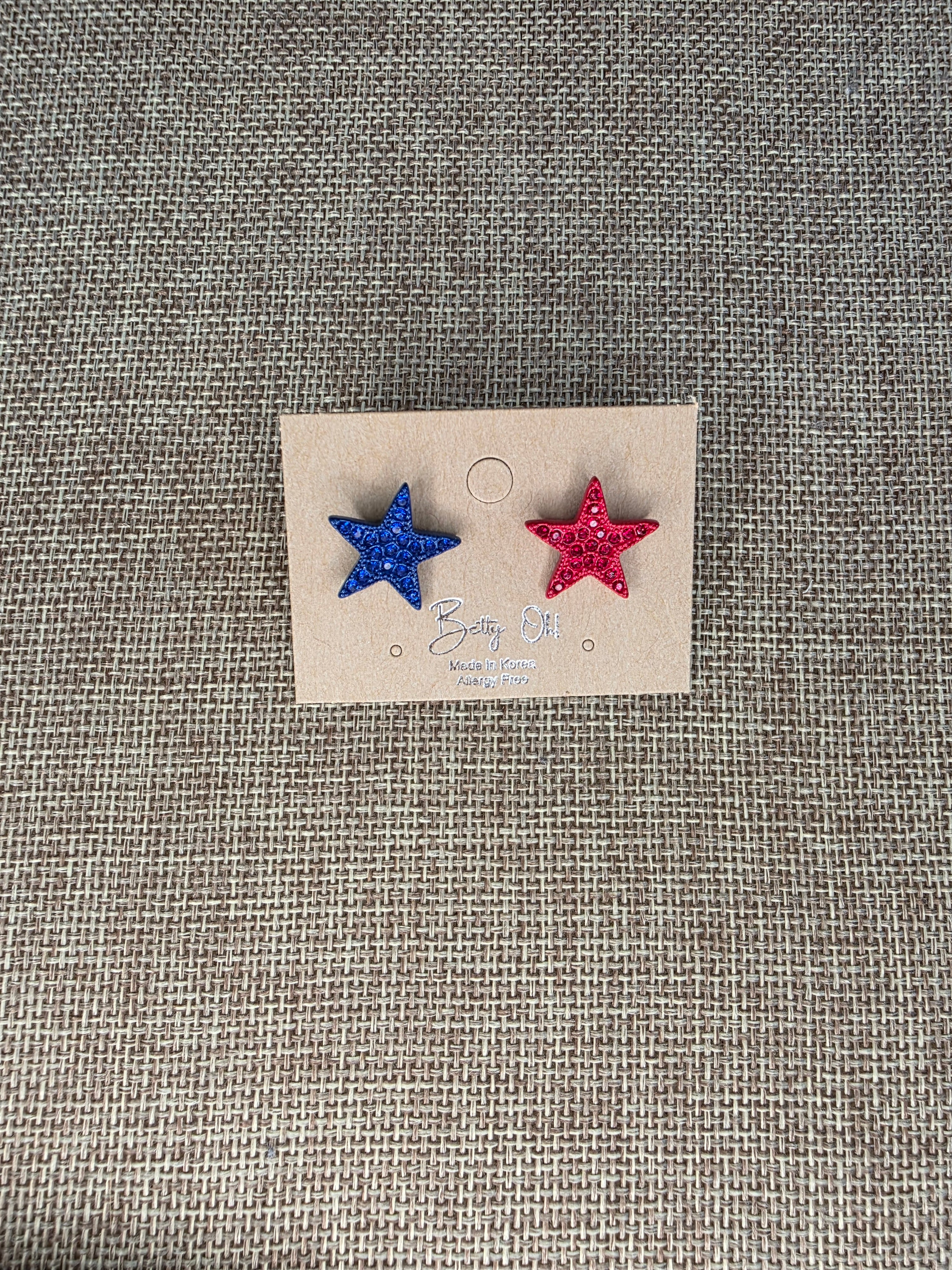 Patriotic Star Earrings