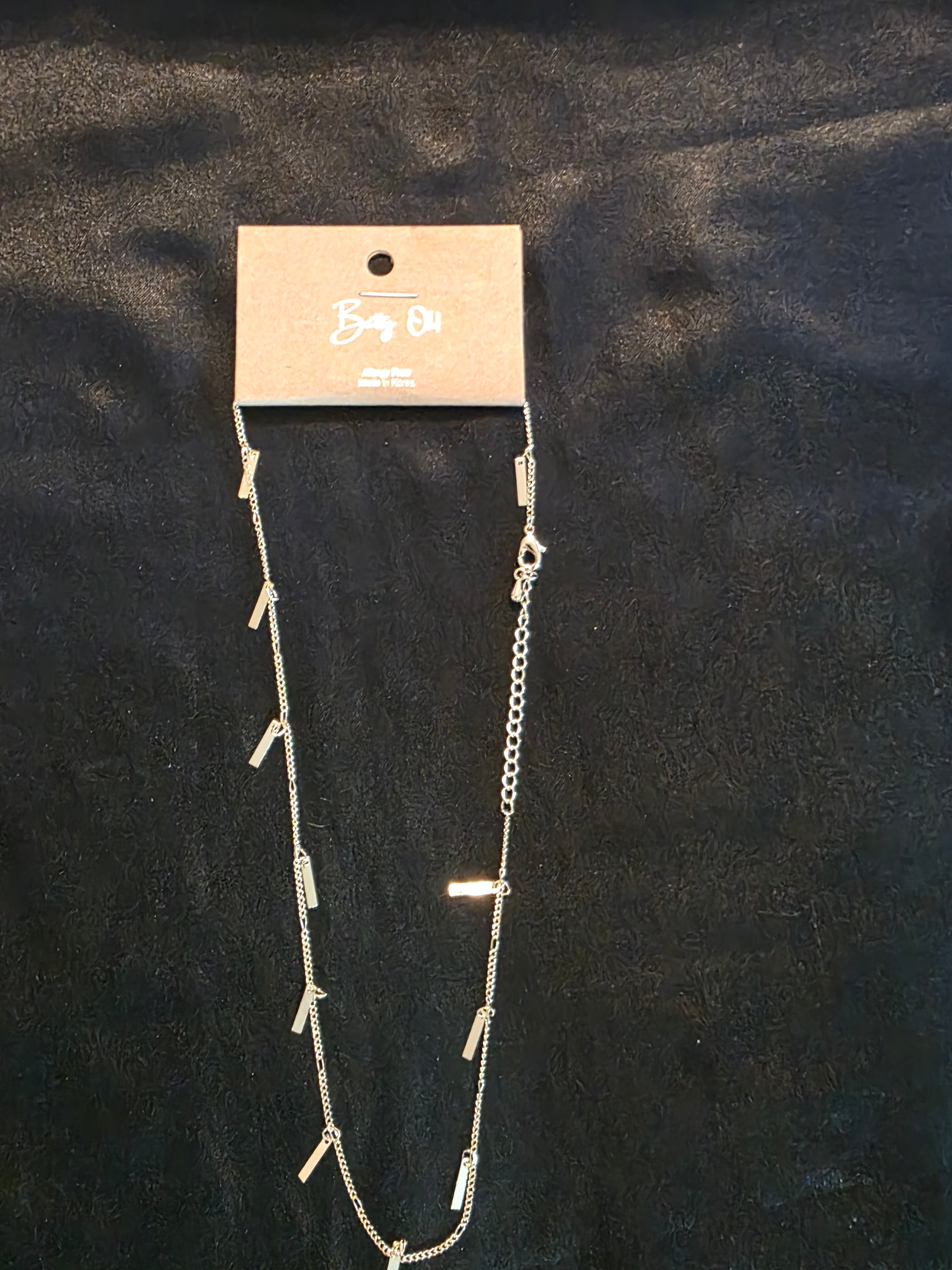 Bar Charm Necklaces