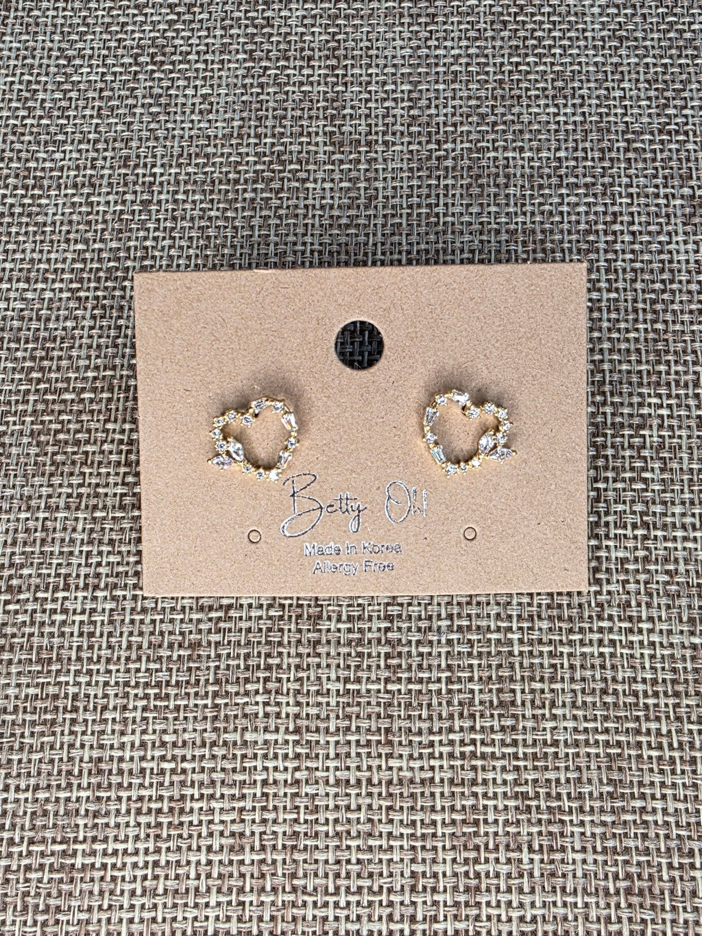 Heart Stud Earrings