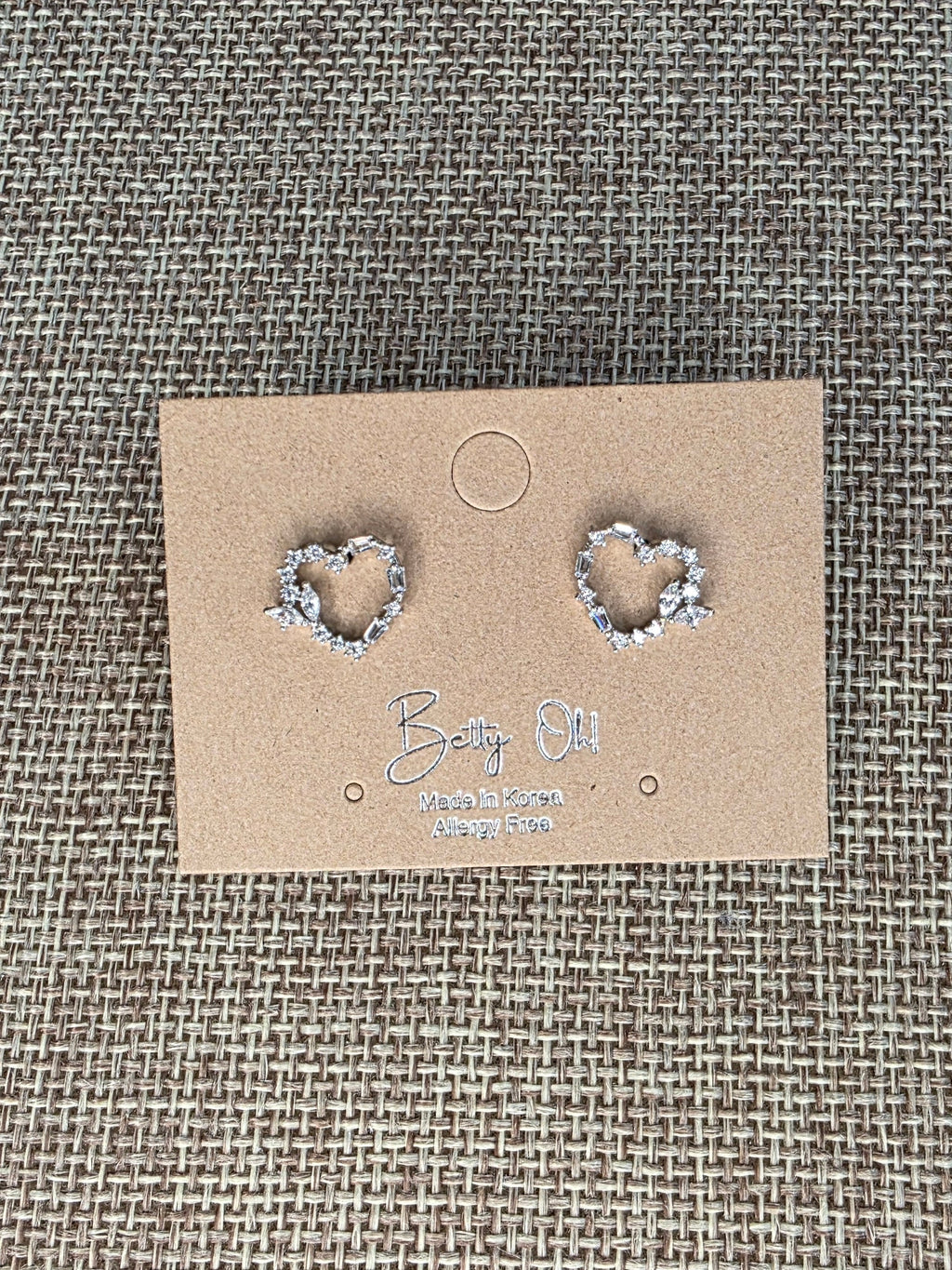 Heart Stud Earrings