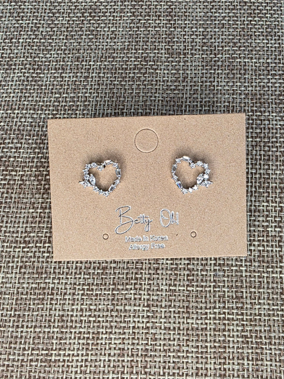 Heart Stud Earrings